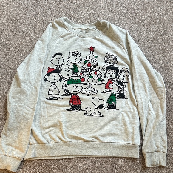 Peanuts Tops - Peanuts Snoopy Christmas Crewneck